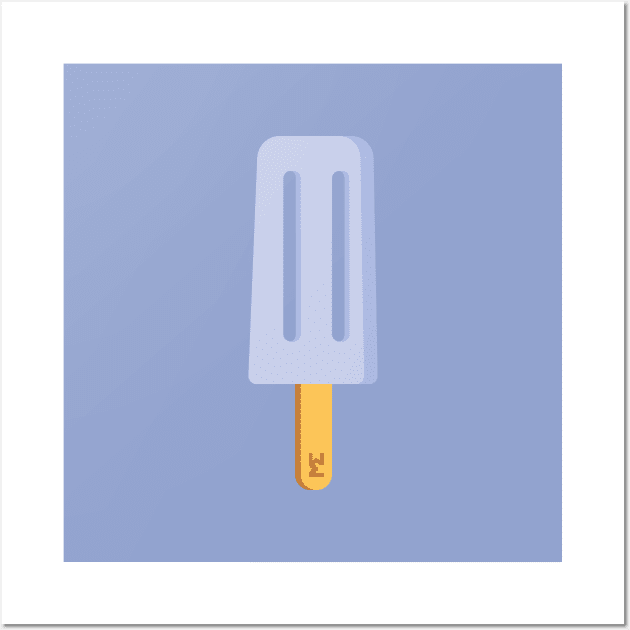 Smoke ice lolly Wall Art by MickeyEdwards